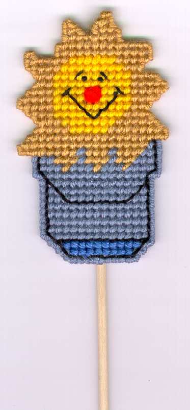 Sunny Sunflower Plant Poke