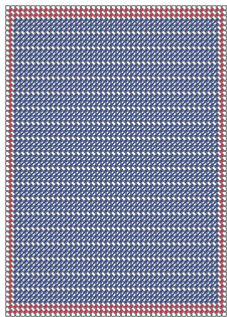 Canada Falls Organizer Back Pattern