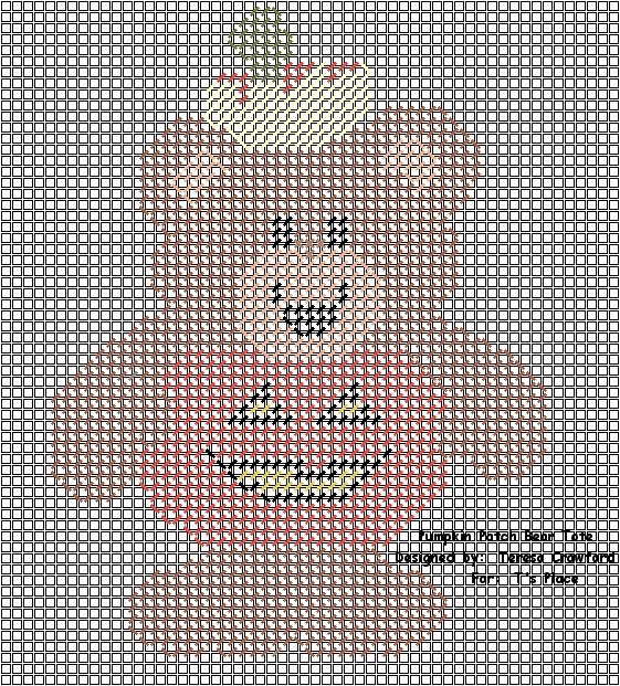 Pumpkin Patch Bear Tote Pattern