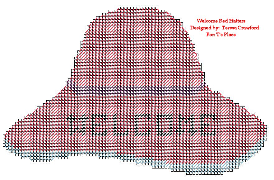 Welcome Red Hatters Pattern