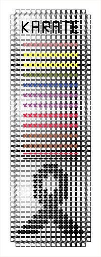 Karate Zipper Pull Pattern